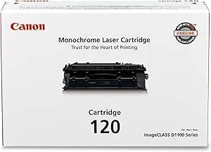 Canon Genuine 120 Black Toner Cartridge Compatible With D1100 Series, D1300 Series, D1500 Series