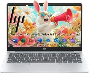 Hp Laptop 2026 Student Business, Copilot Ai, Office 365, 128gb Ssd, Amd Cpu - Windows 11 Home S, Led Display, Wifi 6 & Bluetooth, Fhd Camera, Longtime Battery Life, Portable Size & Lightweight