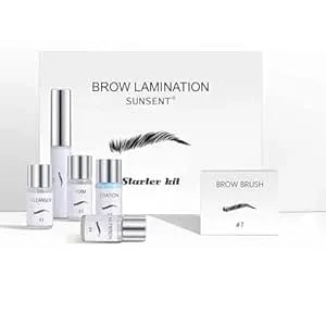 Brow Lamination Kit With Brow Lift & Styling Tools, Diy Eyebrow Perm Kitfor Fluffy, Laminated Brows, At-Home Brow Lift Kit Alternative, Lasting 6-8 Weeks
