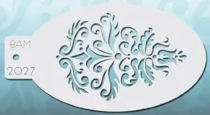 Bad Ass Mini Stencils - Elegance (bam2027)