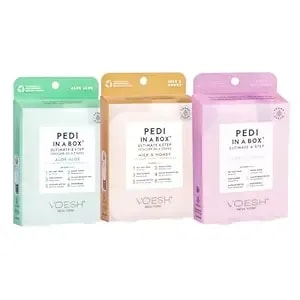 Voesh Pedi In Box Ultimate 6 Step- Ultimate Spa Pack- Intensive Foot Pack- At Home Pedi- Pedi In A Box- At Home Spa- Diy Spa- Pedicure- Pedi- Diy Pedi