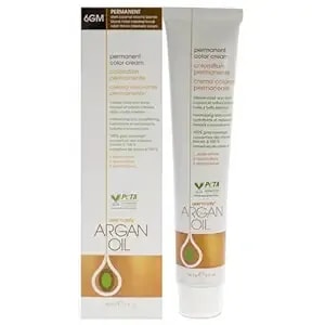 One 'N Only Permanent Hair Color - Permanent Hair Dye Made With Argan Oil - Delivers Rich, Accurate Tones With Gray Coverage - Improves Moisture & Elasticity - 6gm Dark Caramel Mocha Blonde (3 Oz)