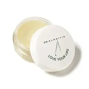 Dr. Alkaitis 'Love Your Lips' Organic Lip Treatment - Healing Balm With Natural Antioxidants & Beeswax - Nourishing, Protective Lip Care (7.5g/0.25oz)