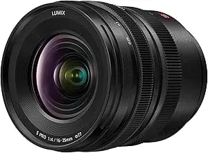 Panasonic Lumix S Pro 16-35mm f4 Wide Zoom Lens, Full-Frame L Mount, Dust/Splash/Freeze-Resistant For Lumix S Series Mirrorless Cameras - S-r1635 (Usa)