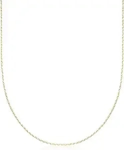 Ross-Simons Italian 1mm 18kt Yellow Gold Cable-Chain Necklace