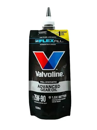 Valvoline Flexfill Advanced Full Synthetic 75w-90 Gear Oil 1 Quart Pouch