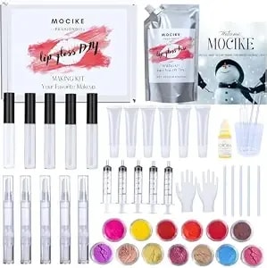 Diy Lip Gloss Making Kit For Girl Gifts - 74 Pcs Diy Lip Gloss Kit Make Your Own Lip Gloss.