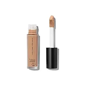 E.L.F. 16hr Camo Concealer, Full Coverage, Matte Finish Under-Eye & Blemish Corrector, Hydrating Formula, 16-Hour Crease-Resistant Wear, Tan Walnut