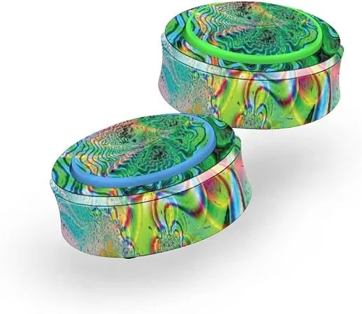 Mightyskins Skin Compatible With Amazon Echo Button (Pack Of 2 Skins) - Psychedelic - Protective, Durable, And Unique Vinyl Decal Wrap Cover - Easy To Apply, Remove - Made In The Usa