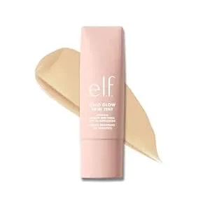 E.L.F. Halo Glow Skin Tint Spf 50, Tinted Moisturizer For Light, Buildable Coverage, Creates A Natural Glow, Vegan & Cruelty-Free, 4 Light Neutral
