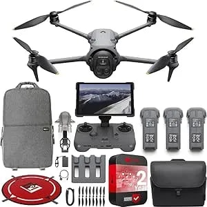 Dji Mavic 4 Pro Triple Camera Flagship Drone Creator Combo (Dji Rc Pro 2), 512gb Onboard Storage, 100mp Hasselblad Camera, 6k Hdr Video, 0.1-Lux Nightscape, Obstacle Sensing Bundle With Deco Gear Kit