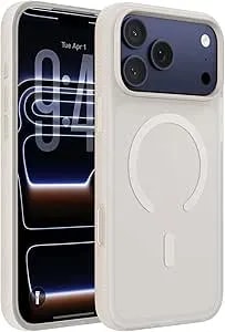 Belkin For Iphone 17 Pro Max Case, Grip, Magsafe Compatible W/Anti-Scratch & Anti-Yellowing Coating, Touch Sensitive Camera Control - Military Grade, Anti-Slip, Magnetic, Shockproof, Protective