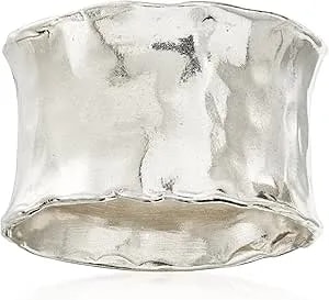 Ross-Simons Sterling Silver Hammered Ring