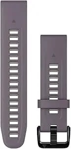 Garmin Quickfit 20 Mm Watch Band - Deep Orchid/Light Sand Silicone Band