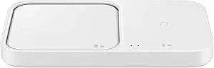 Samsung Official 15w Wireless Charger Duo [2022] With Travel Adapter, White