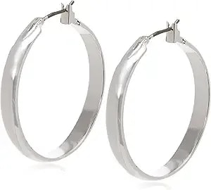 Anne Klein Classics Oval Hoop Earrings