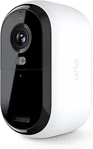 Arlo Essential Security Cameras Wireless Outdoor 1080p Hd (2nd Gen, 2023 Release) - Battery Power, Person Recognition, Package Detection, Animated Preview, 1-Month Trial Of Secure Plan, 1 Cam, White