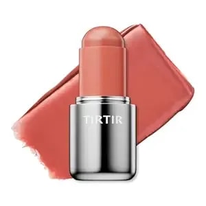 Tirtir Mood Glider Lip & Blush Stick - Multi Use For Lip And Cheek With Creamy Buildable Texture And Natural Glow Color #02 Rose Drizzle, 0.13oz