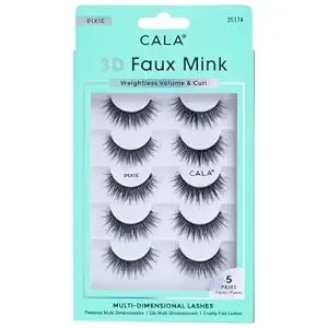 3d Faux Mink Lashes: Pixie (5 Pack)