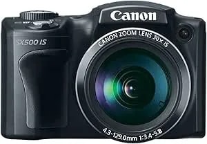 Canon Powershot sx500 Is 16.0 Mp Digital Camera With 30x Wide-Angle Optical Image Stabilized Zoom And 3.0-Inch Lcd (Black)