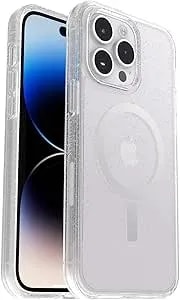 Otterbox Iphone 14 Pro Max (Only) Symmetry Series+ Case - Stardust (Clear/Glitter), Ultra-Sleek, Snaps To Magsafe, Raised Edges Protect Camera & Screen