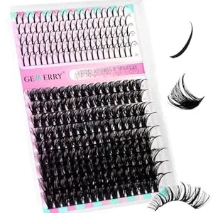 Lash Clusters With Spikes 80d Long 12-21mm Cluster Eyelash Extensions Diy Wispy Natural Lash Clusters Spiky Individual Lashes Eyelashes Mink By Gemerry