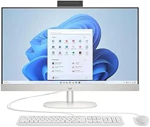 Hp 27" Fhd All-In-One Desktop Computer, Intel Core i5-1334u, 8gb Ram, 256gb Ssd, Windows 11 Home, 27-cr0306 (Renewed)