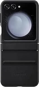 Samsung Galaxy Z flip5 Flap Eco Leather Phone Case, Premium Protective Cover With Minimalist Design, Smooth Texture, Soft Inside Lining, Us Version, Ef-vf731pbegus, Black
