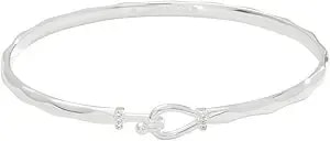 Alex And Ani Faceted Hook Tension Bracelet