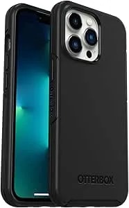 Otterbox Iphone 13 Pro Max & Iphone 12 Pro Max Symmetry Series Case - Black, Ultra-Sleek, Wireless Charging Compatible, Raised Edges Protect Camera & Screen