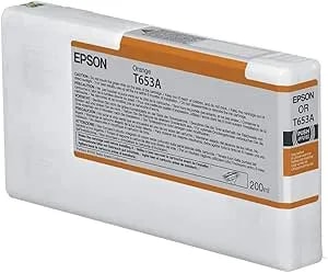 Epson Ultrachrome Hdr Ink Cartridge - 200ml Orange (t653a00)