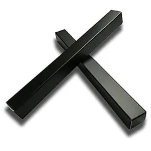 50 Pcs Eyeliner Packaging Boxes, 5.7x0.63x0.63 Inch Twist Pen Wrapping Box, Black Matte Cuticle Oil Pen Package Boxes