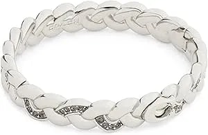 Coach Jewelry Women'S Signature C Braided Bangle Bracelet