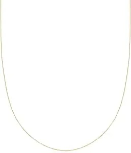 Ross-Simons 0.8mm 14kt Yellow Gold Adjustable Snake-Chain Necklace. 22 Inches