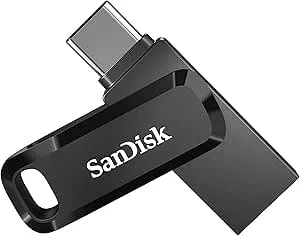 Sandisk 64gb Ultra Dual Drive Go Usb Type-C Flash Drive, Black - sdddc3-064g-g46
