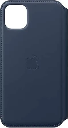 Apple Leather Folio (For Iphone 11 Pro Max) - Deep Sea Blue