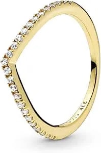 Pandora Sparkling Wishbone 18k Gold Plated Pandora Shine™ Collection Ring