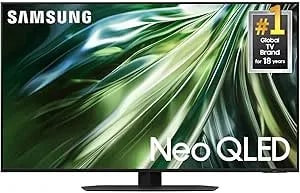 Samsung 85-Inch Class Neo Qled 4k qn90d Series Mini Led, Neo Quantum Hdr+ Smart Tv W/Dolby Atmos, Object Tracking Sound+, Motion Xcelerator, Real Depth Enhancer Pro, Alexa Built-In (qn85qn90d, 2024)