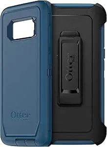 Otterbox Defender Series Screenless Edition Case For Samsung Galaxy s8 (Only) - Holster Clip Included - Non-Retail Packaging - Bespoke Way (Blazer Blue/Stormy Seas Blue)