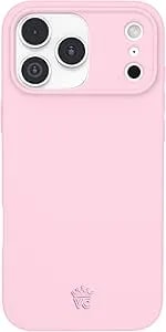 Velvet Caviar Case For Iphone 17 Pro Max - Compatible With Magsafe - 10ft Drop Tested - Smooth Satinshield Finish - Pink Strawberry Milk