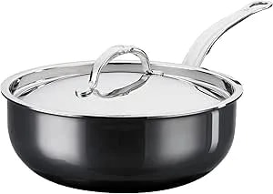 Hestan - Nanobond Collection - Titanium All-In-One Pan, Induction Cooktop Compatible, 3.5 Quart