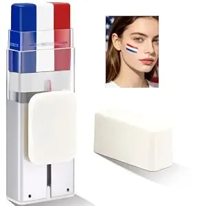 Red White And Blue Face Paint Stick, Fourth Of July Accessories For Women