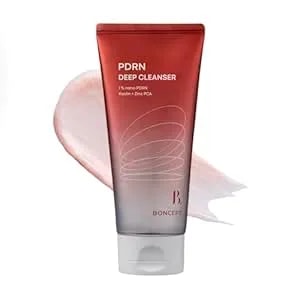 Pdrn Deep Cleanser - Korean Deep Cleansing Foam For Pore Care With 1% Salmon-Derived Nano-Pdrn, Kaolin, Zinc Pca - Stretchy Whipped Foam - 4.23 Oz. / 120g