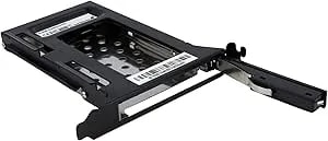 Startech.Com 2.5in SATA Removable Hard Drive Bay For PC Expansion Slot - Storage Bay Adapter - Black , TAA (S25SLOTR)