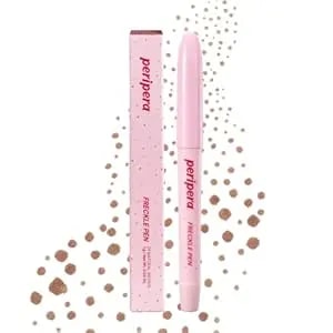 Peripera Freckle Pen, Natural Sun-Kissed Makeup – Long Lasting, Smudge-Proof Faux Freckles With Precision Dot Tip, Buildable K-Beauty Freckle Makeup Pen (01 Natural Brown)