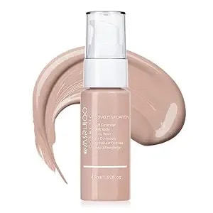 Liquid Foundation, Matte Finish, Weightless Full Coverage, Oil-Free, Non-Comedogenic, 1.52 Fl Oz (m002, 1pc)