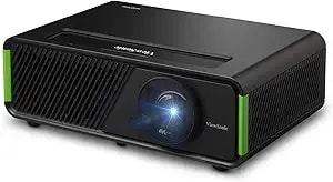 Viewsonic x1-4k Pro Echter 4k Hdr Led Beamer Mit Google Tv, 2500 Ansi Lumen, 240 Hz, 4.2 Ms EingabeverzöGerung, Auto Keystone, 60000 Stunden Lebensdauer, FüR Heimkino & Gaming
