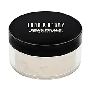 Lord And Berry Gran Finale Setting Loose Powder - Translucent Powder - Reduces Appearance Of Pores And Controls Shine - 8301 Translucent - 0.42 Oz.