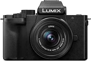 Panasonic Lumix g100 4k Mirrorless Camera For Photo And Video, Built-In Microphone With Tracking, Micro Four Thirds Interchangeable Lens System, 12-32mm Lens, 5-Axis Hybrid I.S., Dc-g100dkk9 (Black)