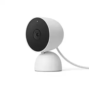 Google Indoor Nest Security Cam 1080p (Wired) - 2nd Generation - Snow